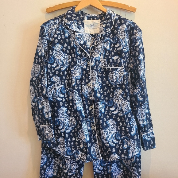 PRINTFRESH Tiger Queen Long PJ Set Size M - Picture 5 of 13